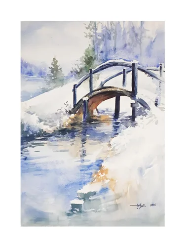 snow bridge