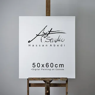 نقاشی دیجیتال 50x60 cm