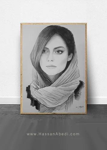 طراحی چهره با مداد