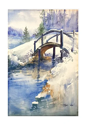 snow bridge